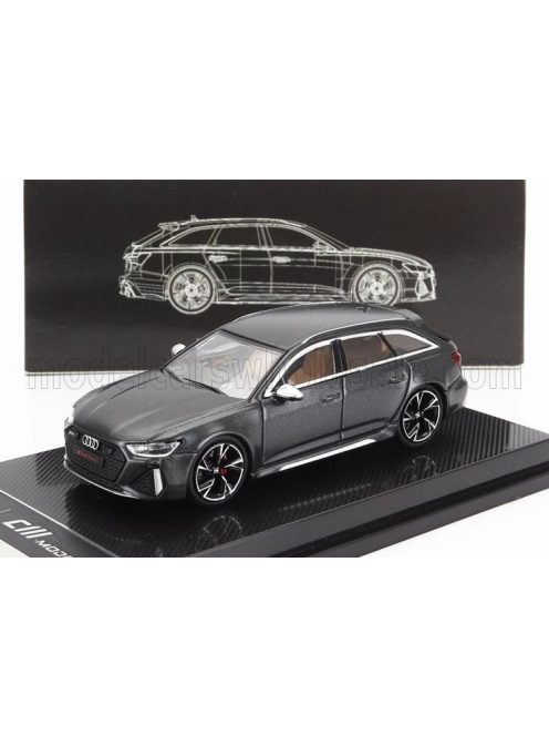 Cm-Models - AUDI A6 RS6 AVANT C8 SW STATION WAGON 2021 BLACK