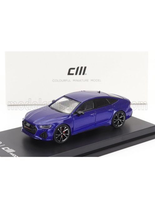 Cm-Models - AUDI A7 RS7 SPORTBACK 2021 BLUE MET