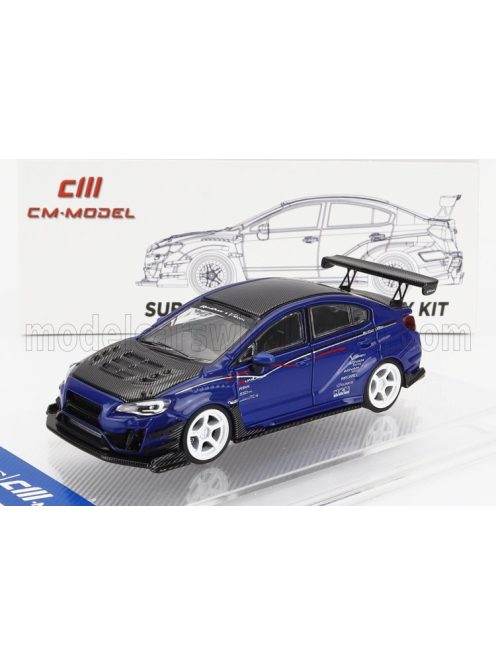 Cm-Models - SUBARU VARIS WRX STi S4 2019 BLUE CARBON