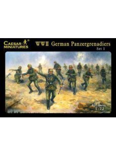   Caesar Miniatures - WWII German Panzergrenadiers set1 (fertig bemalt)