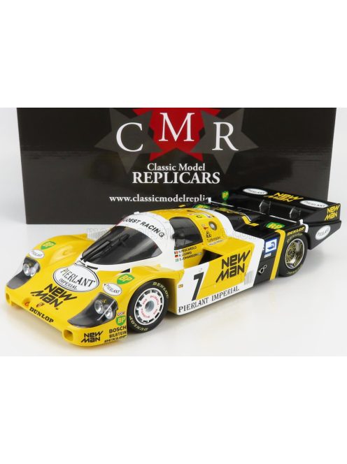 CMR - PORSCHE 956L TURBO TEAM NEWMAN JOEST RACING N 7 WINNER 24h LE MANS 1984 K.LUDWIG - H.PESCAROLO - S.JOHANSSON YELLOW BLACK