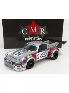  CMR - PORSCHE 911 CARRERA RSR 2.1L TURBO TEAM MARTINI RACING N 22 2nd 24h LE MANS 1974 G.VAN LENNEP - H.MULLER SILVER RED BLUE