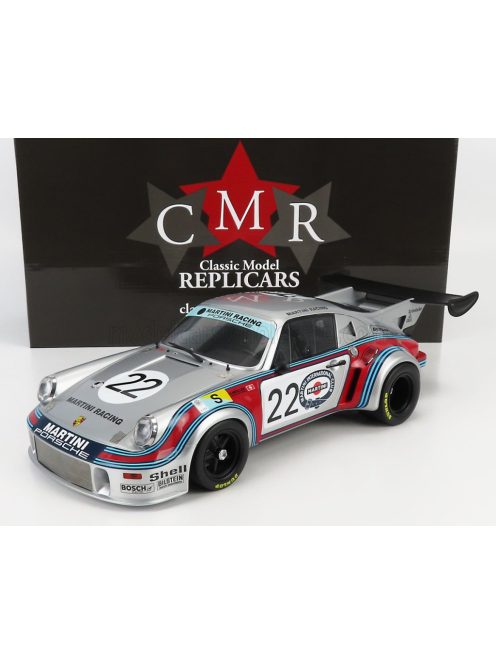 CMR - PORSCHE 911 CARRERA RSR 2.1L TURBO TEAM MARTINI RACING N 22 2nd 24h LE MANS 1974 G.VAN LENNEP - H.MULLER SILVER RED BLUE