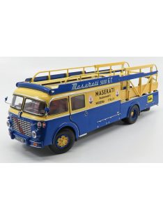   CMR - FIAT 642RN2 TRUCK BARTOLETTI MASERATI CAR TRANSPORTER 1957 BLUE YELLOW