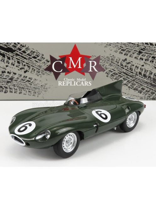 CMR - JAGUAR D-TYPE TEAM JAGUAR CARS LTD N 6 WINNER 24h LE MANS 1955 J.M.HAWTHORN - I.L.BUEB BRITISH RACING GREEN