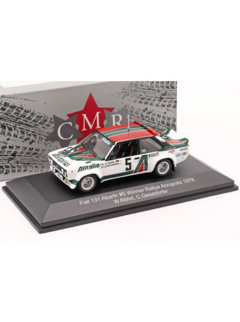 Cmr - 1:43 Fiat 131 Abarth #5 Winners Rally Acropolis 1978 Röhrl, Geistdörfer Models