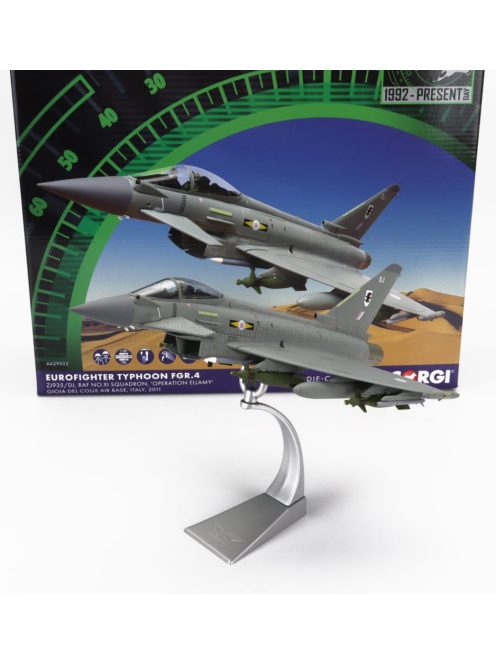 Corgi - EUROFIGHTER FGR.4 EUROFIGHTER AIRPLANE MILITARY AIR BASE GIOIA DEL COLLE ITALY 2011 MILITARY GREY