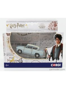   Corgi - Ford England Anglia Harry Potter - Movie - With Figures Movie Light Blue White