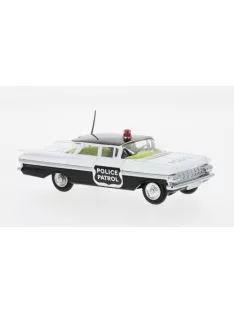   Corgi - Chevrolet Impala, silber/schwarz, 1958, Police Patrol, 1:50