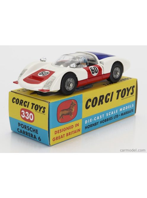 Corgi - Porsche 906 Carrera 6 N 60 Coupe 1966 White Red