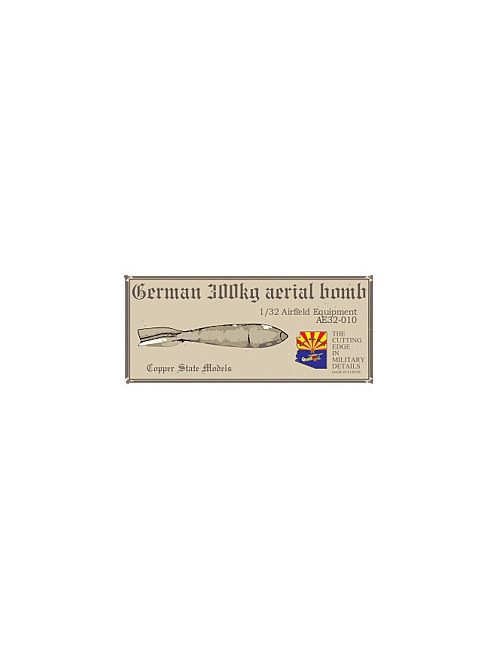 Copper State Models - 1/32 German 300kg aerial bombs