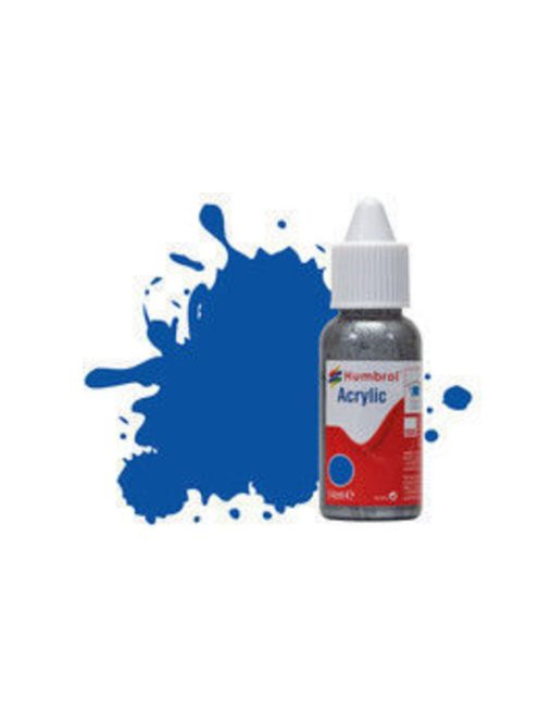 Humbrol - HUMBROL ACRYLIC DROPPER BOTTLE 14ML No 14 French Blue - Gloss