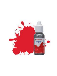   Humbrol - HUMBROL ACRYLIC DROPPER BOTTLE 14ML No 19 Red - Gloss