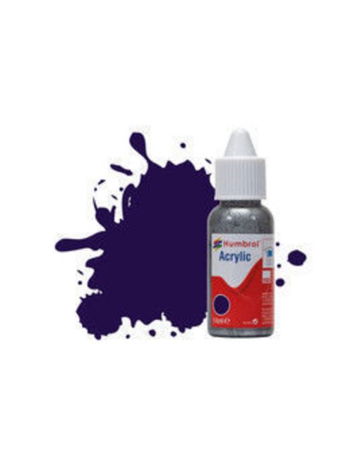 Humbrol - HUMBROL ACRYLIC DROPPER BOTTLE 14ML No 68 Purple Gloss