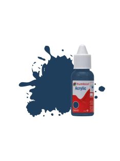   Humbrol - HUMBROL ACRYLIC DROPPER BOTTLE 14ML No 104 Oxford Blue Matt