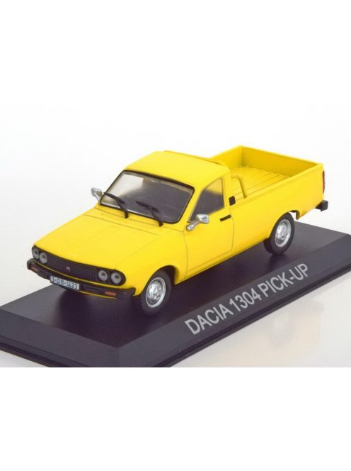 DeAgostini - 1:43 Dacia 1304 Pick-Up Legendary Cars, Yellow – DeAgostini