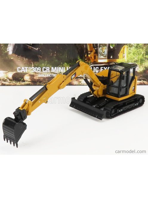 Dm-Models - Caterpillar Cat309 Cr Sb Escavatore Cingolato - Tractor Hydraulic Mini Excavator Yellow Black