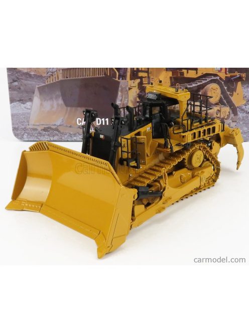Dm-Models - Caterpillar Catd11 Dozer Ruspa Cingolata - Scraper Type Tractor Yellow Black