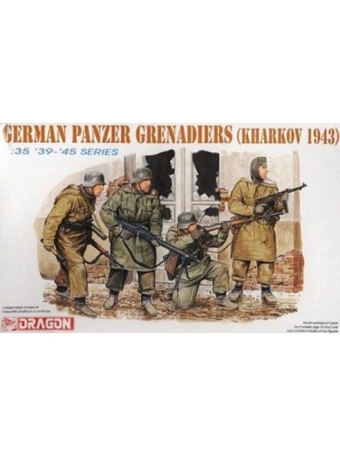 Dragon Armor - German Panzer Grenadiers Kharkov 1943 - 4 figures