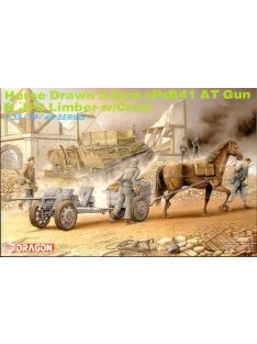   Dragon Armor - Horse Drawn 2.8cm SPzB41 AT Gun and JF8 Limber w/Crew