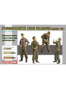   Dragon Armor - Sturmgeschutze Crew Reloading Russia 1941 - 4 figures