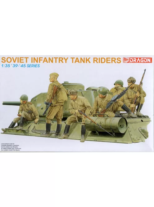 Dragon Armor - Soviet Infantry Tank Riders - 6 figures
