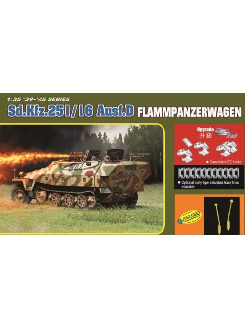 Dragon Armor - German Half-Tracked Armoured Personnel Carrier Sd.Kfz. 251/16 Ausf.D - figure