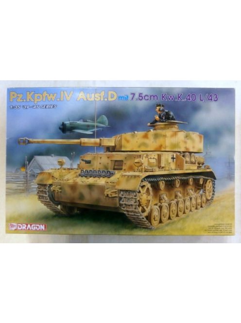 Dragon Armor - German Medium Tank Pz.Kfpw.IV Ausf.D with Anti-Tank Gun 7.5cm Kw.K.40 L/43