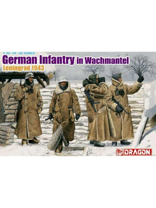 Dragon Armor - German Infantry In Wachtmantel Leningrad 1943 - 4 figures