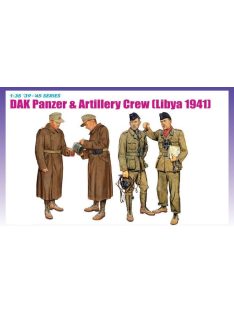   Dragon Armor - DAK Panzer and Artillery Crew Libya 1941 - 4 figures