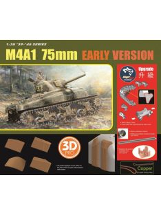   Dragon Armor - American medium tank M4 Sherman M4A1 75 mm Early Version