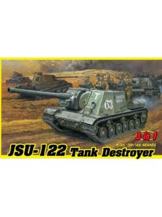   Dragon Armor - Soviet Tank Destroyer JSU-122 and German Panzerjager (3 in 1) - 4 figures