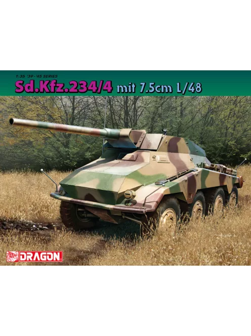 Dragon Armor - German Armored Car Sd.Kfz. 234/4 with 7.5 cm L/48 - Smart Kit