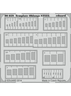 Eduard - Template Oblongs Steel