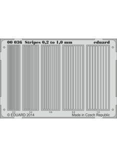 Eduard - Stripes 0.2 to 1mm