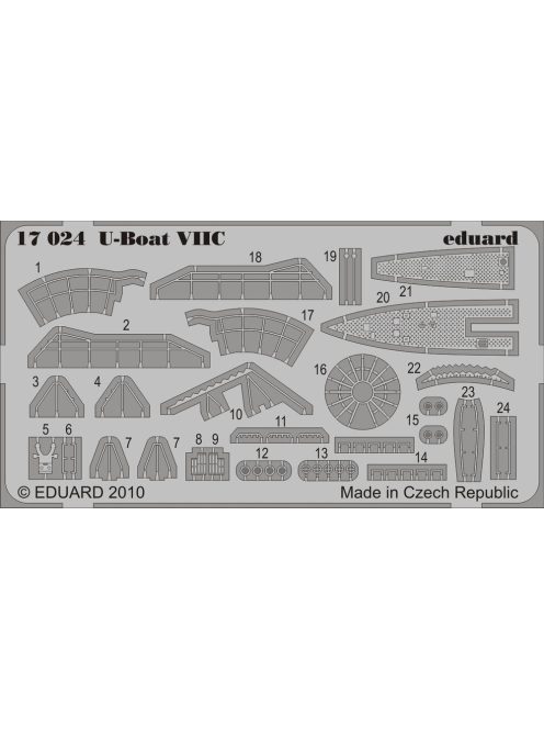 Eduard - U-Boat VIIC 1/350 for Revell