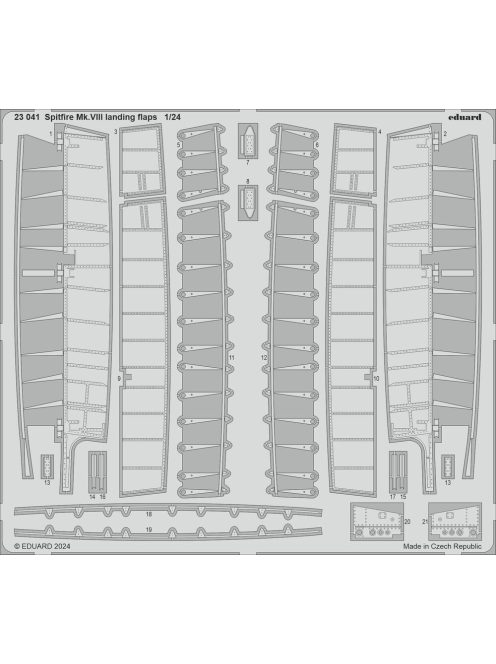 Eduard - Spitfire Mk.VIII landing flaps  AIRFIX