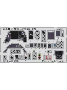 Eduard - Bf 109G-5 interior for Airfix