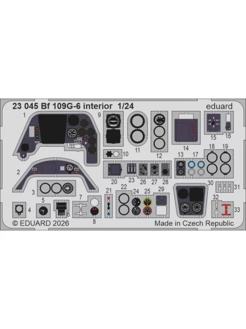Eduard - Bf 109G-6 interior for Airfix