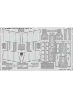 Eduard - Bf 109G-5/6 exterior & rudder pedals for Airfix