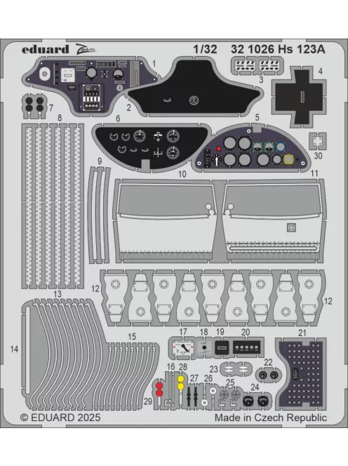 Eduard - Hs 123A 1/32 for ICM