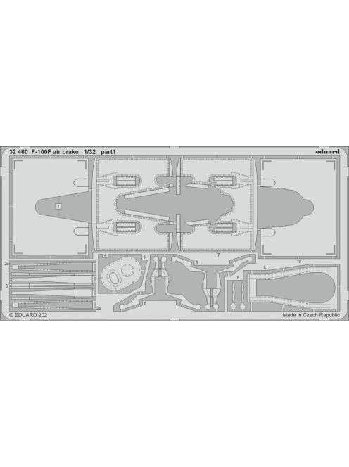 Eduard - F-100F air brake for Trumpeter