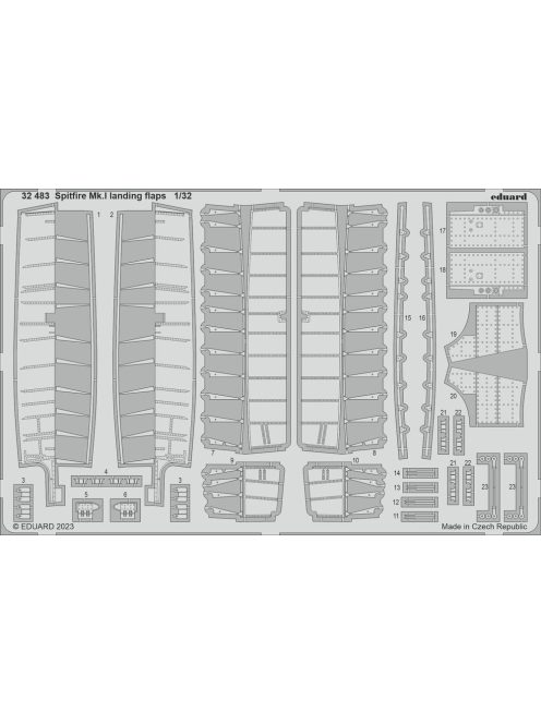 Eduard - Spitfire Mk.I landing flaps 1/32 KOTARE