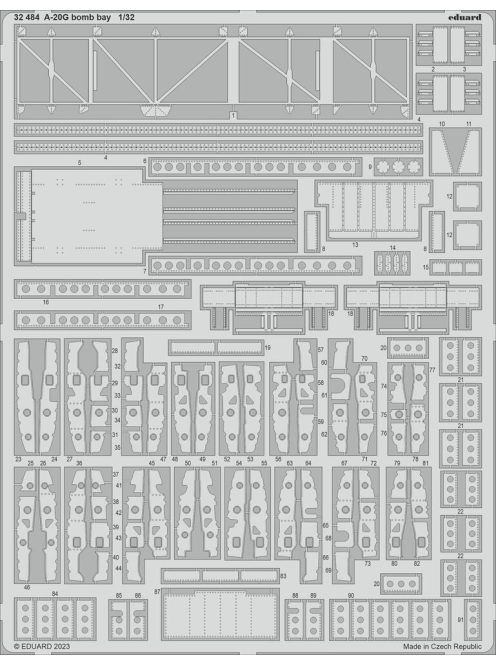 Eduard - A-20G bomb bay 1/32 HKM