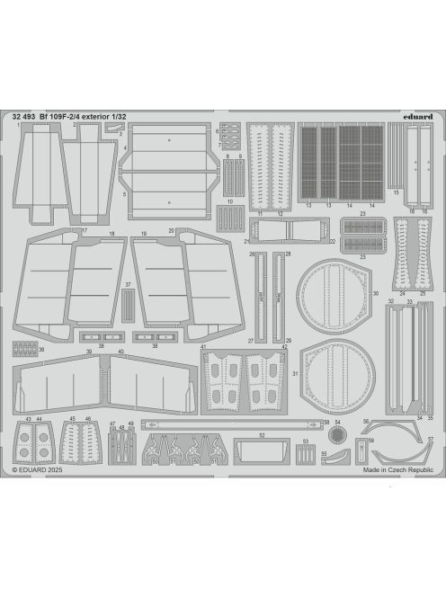 Eduard - Bf 109F-2/4 exterior  HOBBY 2000 / HASEGAWA