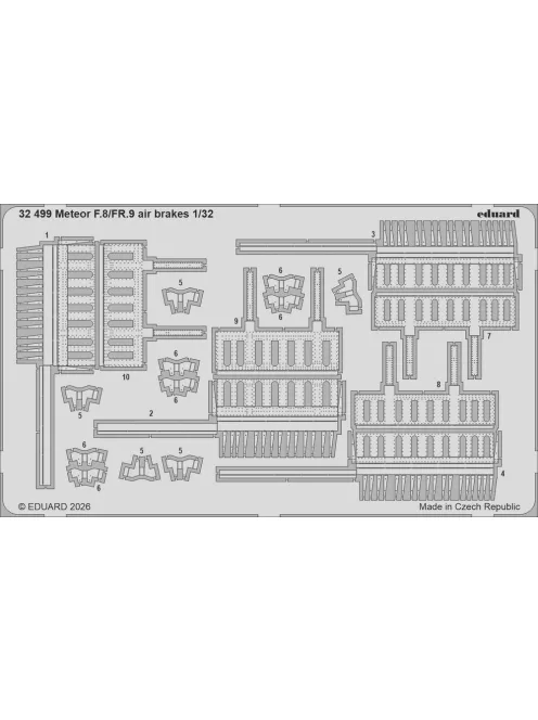 Eduard - Meteor F.8/FR.9 air brakes for Revell