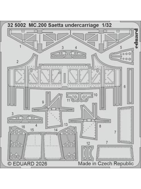 Eduard - MC.200 Saetta undercarriage for Italeri