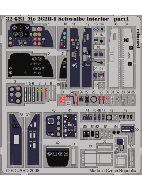 Eduard - Me 262B-1 Schwalbe Interior for Trumpeter