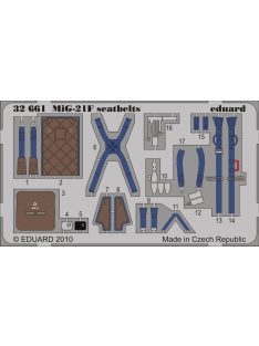 Eduard - MiG-21F KM1 Seatbelts for Trumpeter