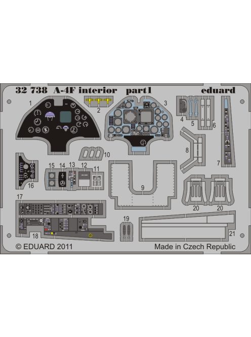 Eduard - A-4F Interior S.A. for Trumpeter